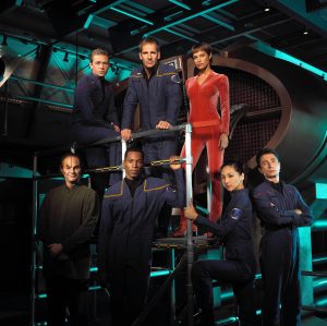 The cast of Star Trek: Enterprise TV series.